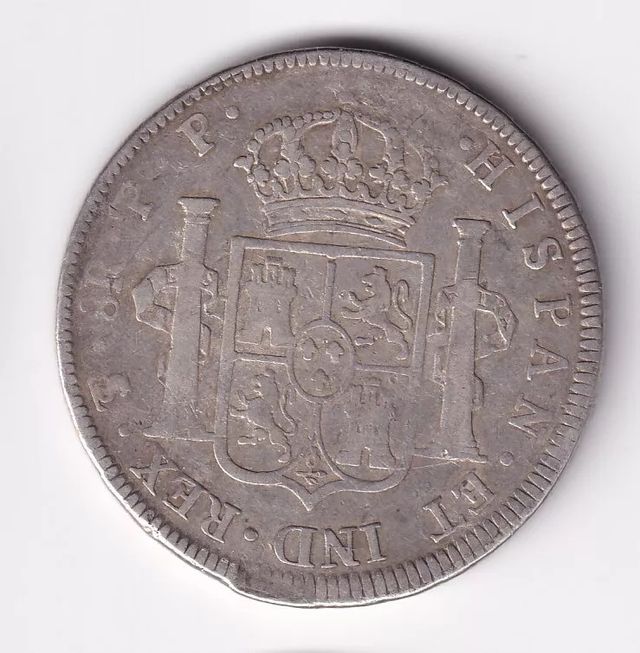 CARLOS IIII 1799 8 REALES POTOSI PP. PLATA