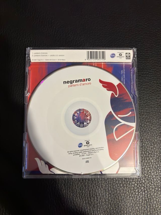 Cd negramaro parlami d’amore