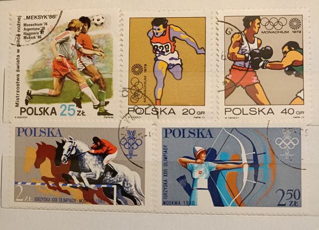 Francobolli Polonia sport - Sellos