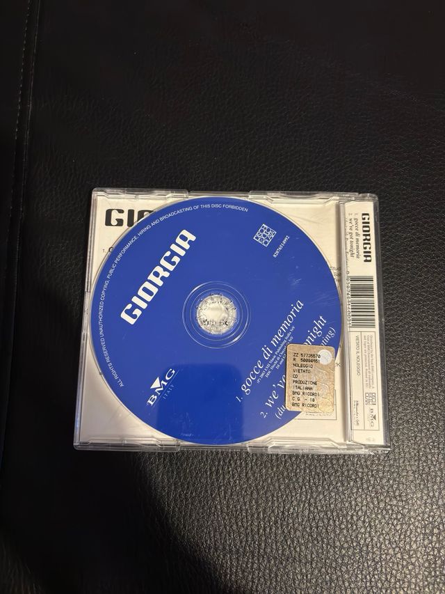 Cd Giorgia gocce di memoria