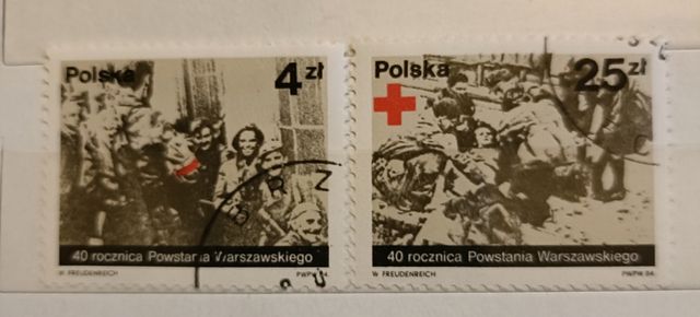 Francobolli Polonia Rivolta Varsavia