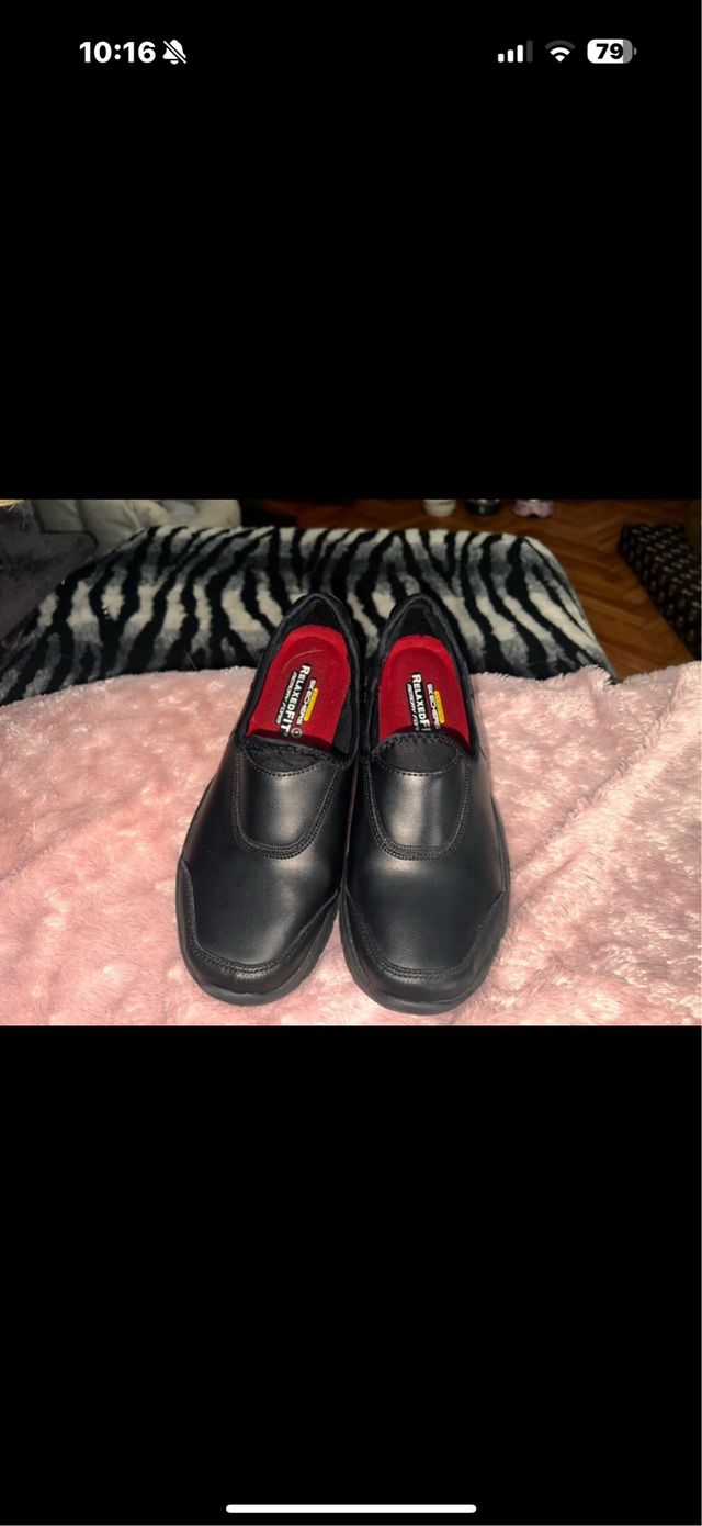 Zuecos trabajo Skechers 36 negros antideslizant