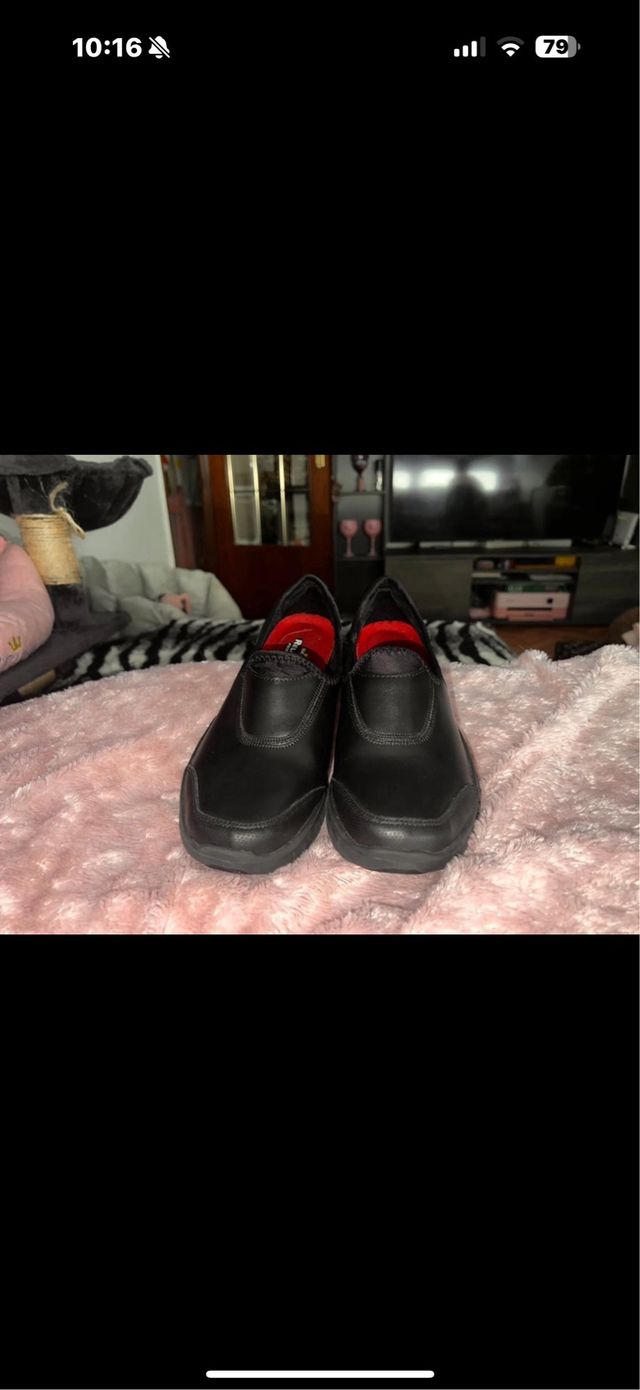 Zuecos trabajo Skechers 36 negros antideslizant