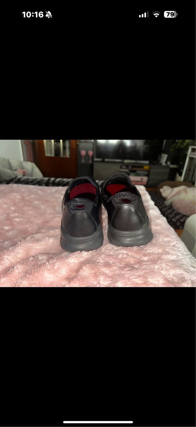 Zuecos trabajo Skechers 36 negros antideslizant