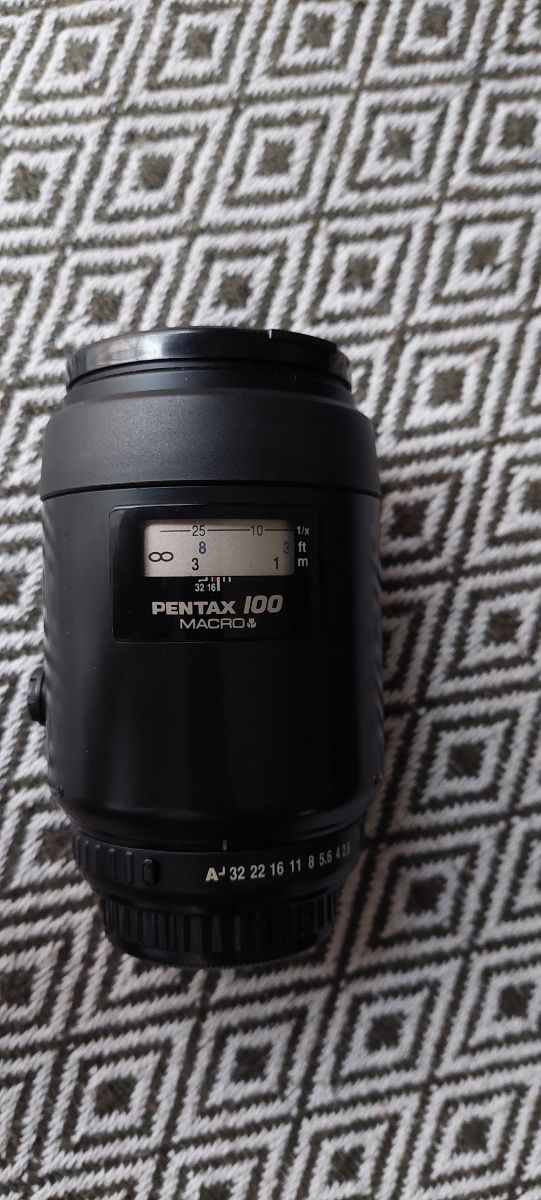 OBJETIVO PENTAX MACRO. 100. F2.8. 1:1