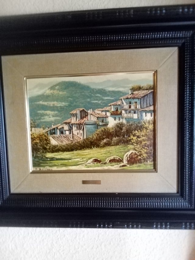 Cuadro con precioso marco