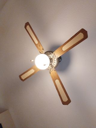 Ventilador con lampara