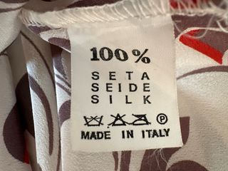 Blusa Seta Gabrielle tg.M. Dress. Italia. Seta