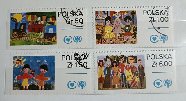 Francobolli Polonia Anno Bambino