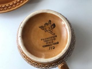 Pareja de tazas vintage Pagnossin