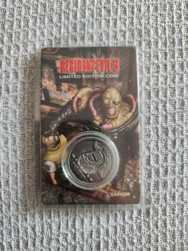 Moneda resident evil 3 edición limitada