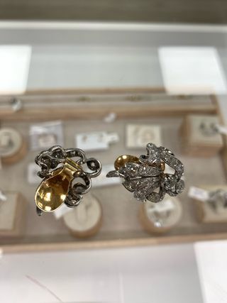 PENDIENTES ORO CON DIAMANTES