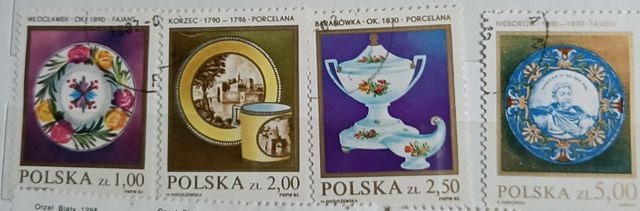 Francobolli Polonia ceramiche - sellos
