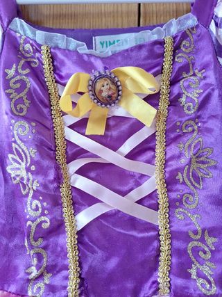 Disfraz Rapunzel niña 130cm