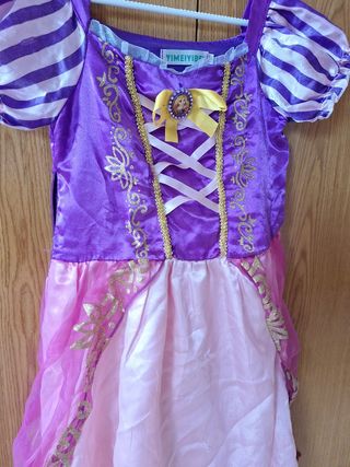 Disfraz Rapunzel niña 130cm