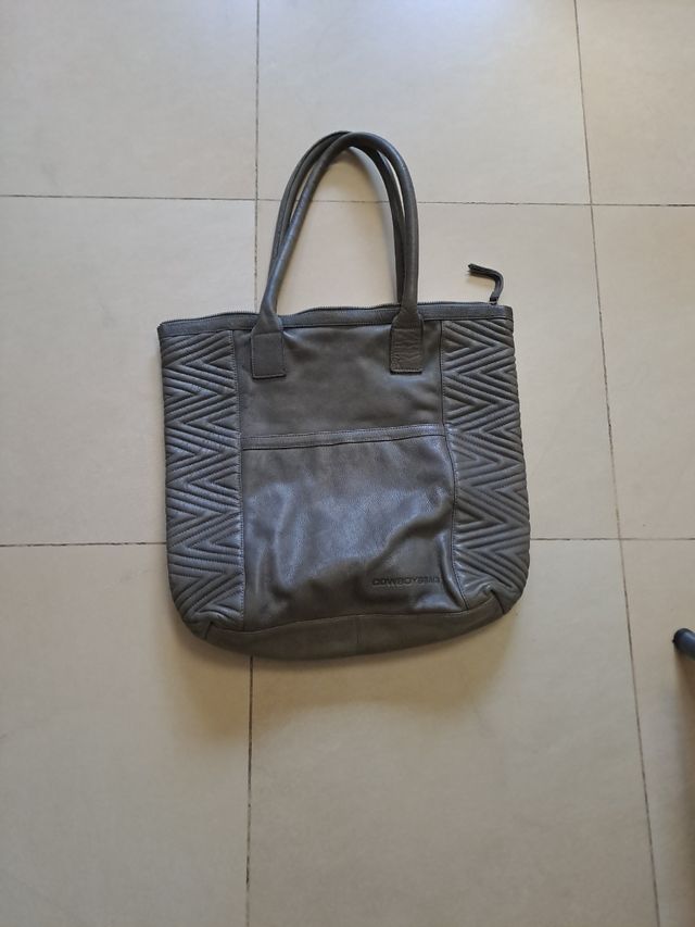 Bolso Cowboysbag piel gris