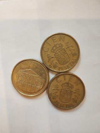 21 monete pesos spagnoli