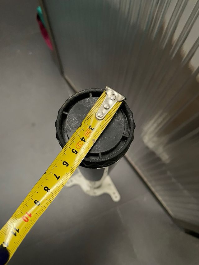 Pie pata inox regulable mesa isla