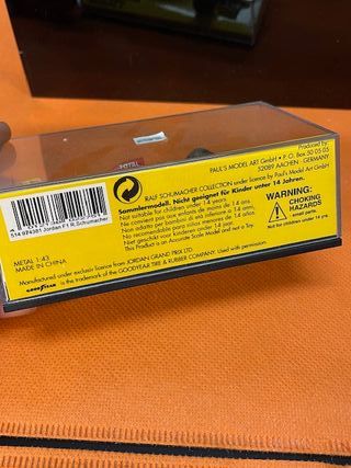 F1 1:43 Minichamps Jordan Peugeot L.Version R.S.