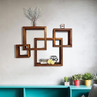 Juego de 4 Estantes Flotantes de Diseño 