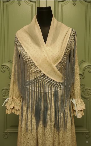 Traje de flamenca flores liberty 