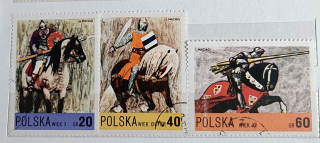 Francobolli Polonia Cavalleria - Sellos