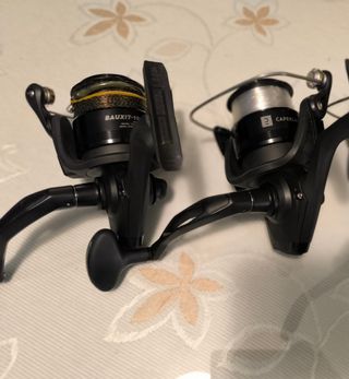 2 carretes Carpfhising Caperlan con hilo nuevos