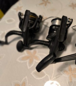 2 carretes Carpfhising Caperlan con hilo nuevos