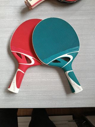 Raquetas de ping pong