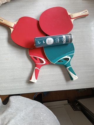 Raquetas de ping pong