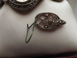 Conjunto reloj y pendientes vintage 