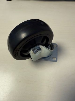 100 Ruedas giratorias 13 cm de altas