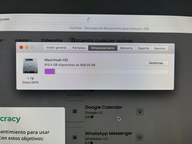 Apple iMac 27 pulgadas 2009 1Tb 8Gb RAM