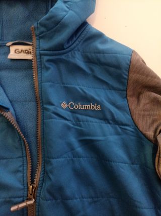 Cazadora con capucha Columbia, niño