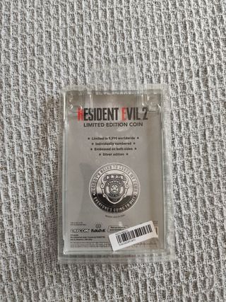 Moneda resident evil 2 edición limitada