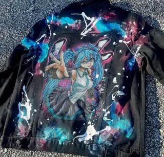 Chaqueta vaquera pintada
