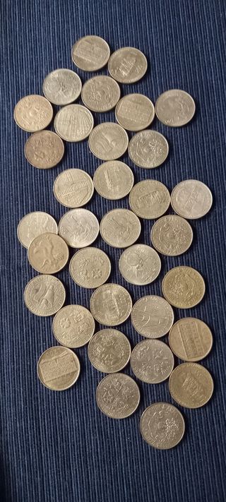 N. 58 monete nostalgiche  da collezione.