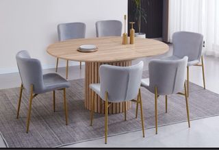 NUEVA Mesa de diseño Extensible 120/160cm de MDF 