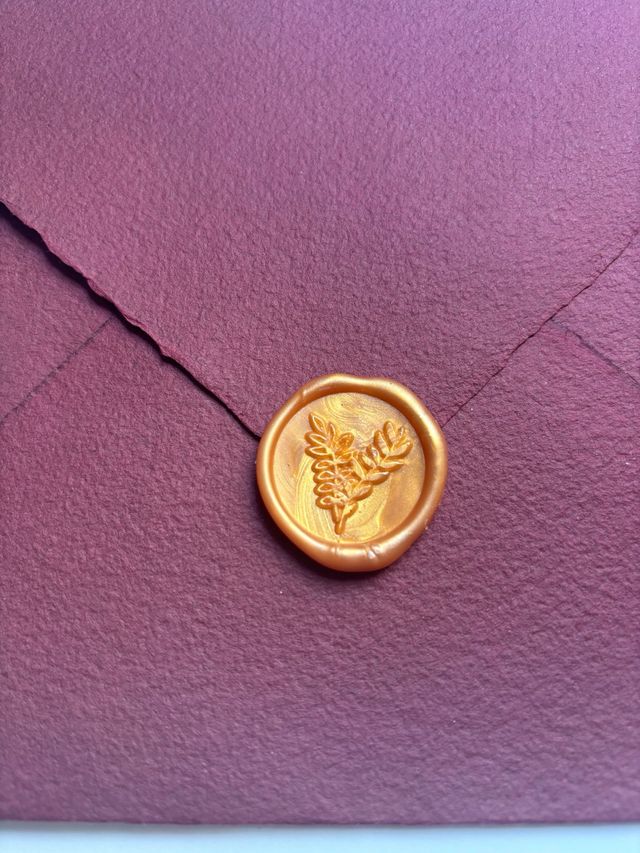 30 sellos lacre dorados