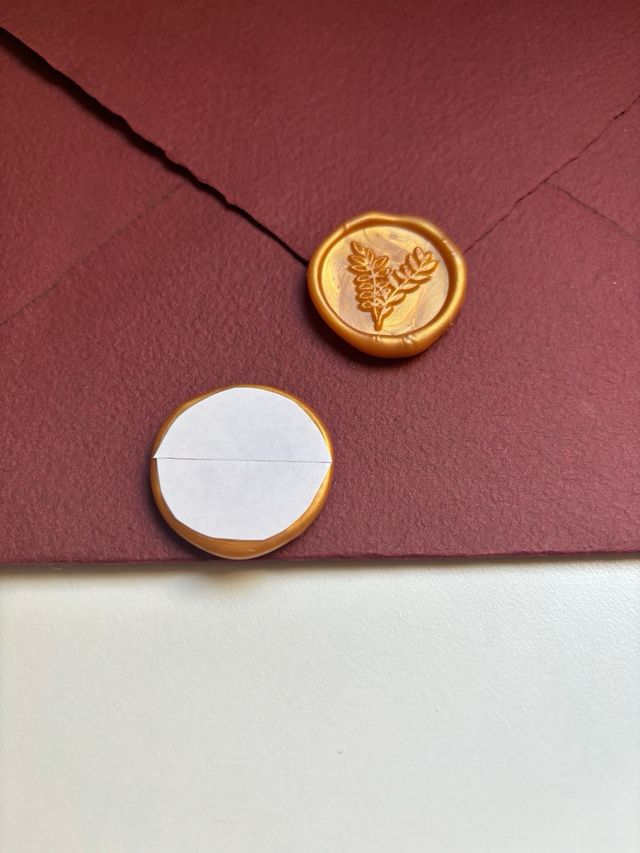 30 sellos lacre dorados