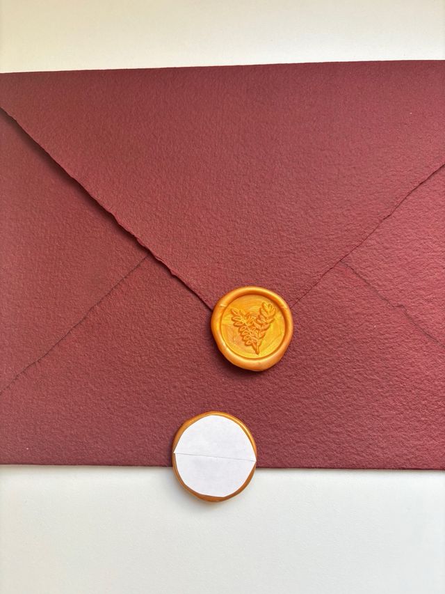 30 sellos lacre dorados