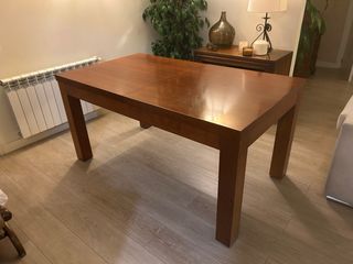 Mesa Comedor madera maciza 160cm extensible