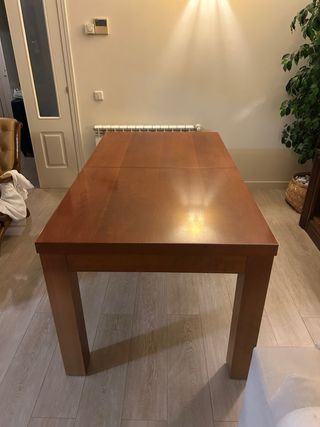 Mesa Comedor madera maciza 160cm extensible