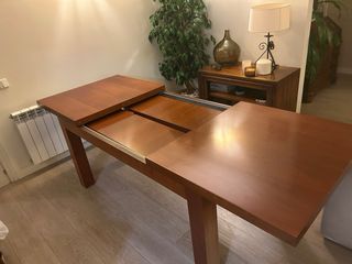 Mesa Comedor madera maciza 160cm extensible