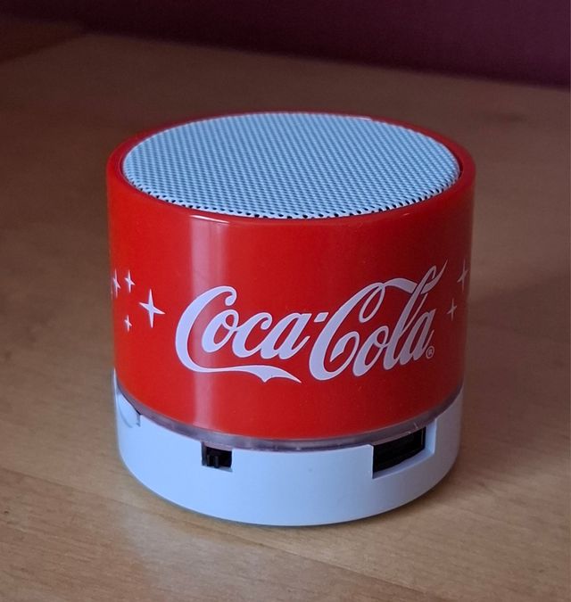 Altavoz mini bluetooth Coca-Cola