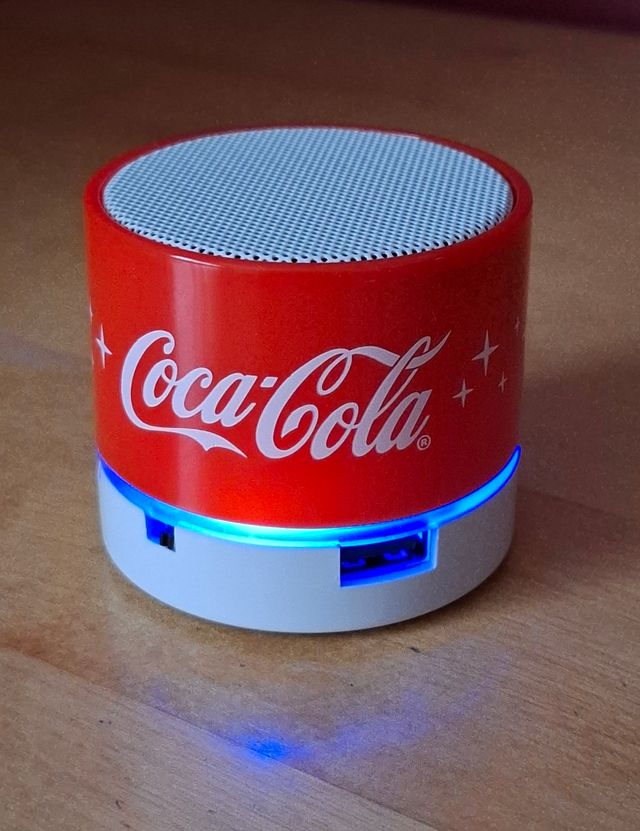 Altavoz mini bluetooth Coca-Cola