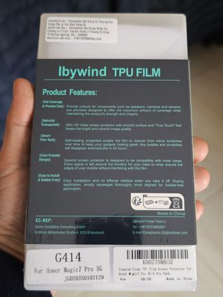 1 Caja de Protectores Pantalla Honor Magic 7 Pro