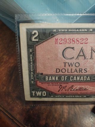 Banconota 2 dollari 1954