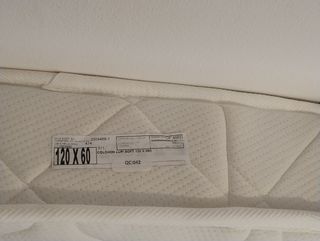 Colchón cuna 120×60×12 cm Poco Uso