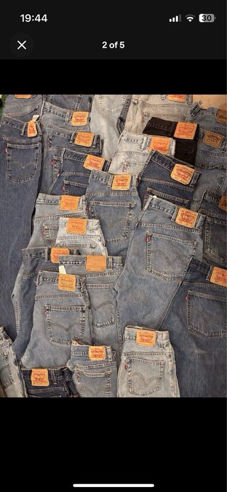 Lotes 7 Pantalones Vaqueros Levis